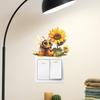 Cartoon Diligent Little Bee Bedroom Living Room Entrance Switch Pasted Home Beautification Wall Stickers