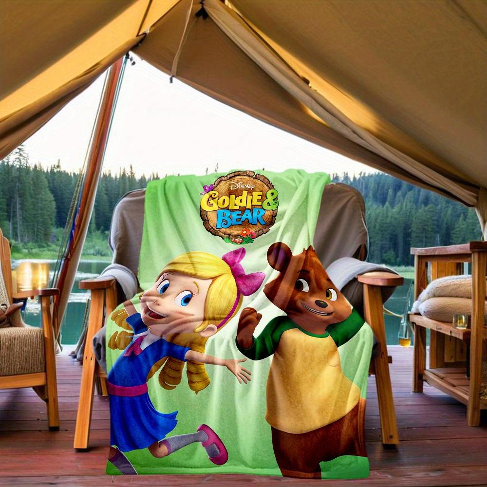 1pc, Disney Goldie and Bear Blanket Soft Throw Blanket for Friend, Perfect Gift, Outdoor Blankets, All Seasons Use, Living Room