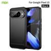 Для Google Pixel 10 Задняя крышка MOFI Матовая текстура Углеродное волокно Мягкий ТПУ чехол