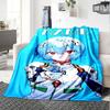 Customiz Name Personality Neon Genesis Evangelion Blanket Soft &Warm Sofa Office Bed Travel Lunch Break Blanket, Gift Suitable All Seasons
