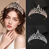 Bride Crown Wedding Dress Accessories Fugitive Princess Birthday Crown Dress Hair Accessories Beauty Pageant Performance Hair Crown