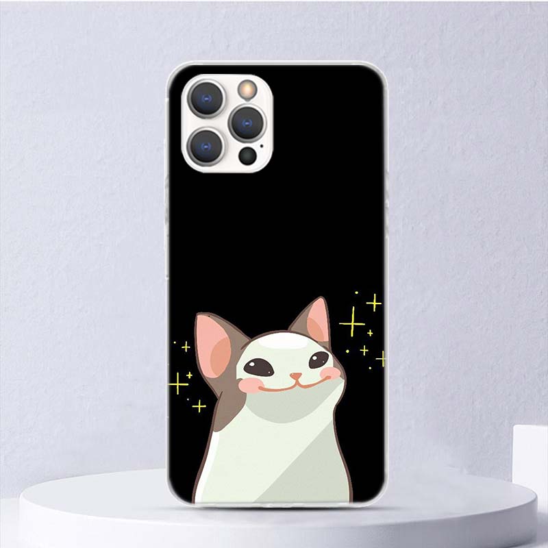 Мягкий чехол с милым рисунком Lucky Cats для iPhone 11 12 13 Mini 14 Pro Max Apple Phone Cover X XS XR SE 7 Plus 8 + 6 6S 5S Funda Coqu