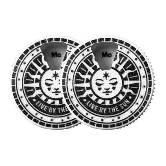 1/2Pcs Sun Moon AM/PM 7 Day Pill Organizer 2-in-1 Ratcheted Weekly Rotation Pill Case with 7 Slots 3D Printing Pill Planner Box