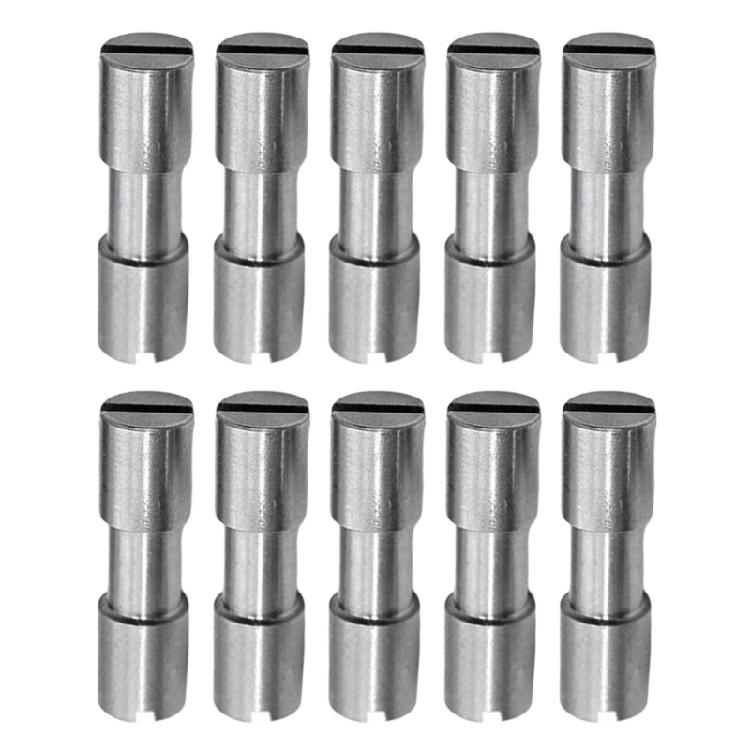 Stainless Steel Bracket Bolt Fasteners Shank Rivets 10Pcs Cutter Handle Corby Bolts for Improve Grips Countersunk Head