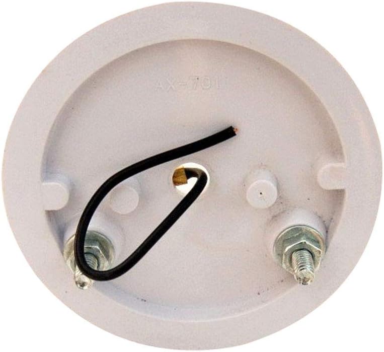 24V Round Flashers Light Universal Vehicle for Truck Tractor Bus,Iseki,Yanmar Red emergency roadside flashers Light Blue | 2 Pieces