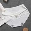 Panties Silk Women's Fashion Seamless Elastic Underwear Breathable Quick-Dry Ice Silk Panties Briefs  Solid Invisible Briefs Female Lingerie