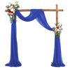 Wedding Arch Drape Chiffon Curtain Drapery Solid Color Tulle Drapery Draping Decoration for Weddings Ceremony Reception Banquets