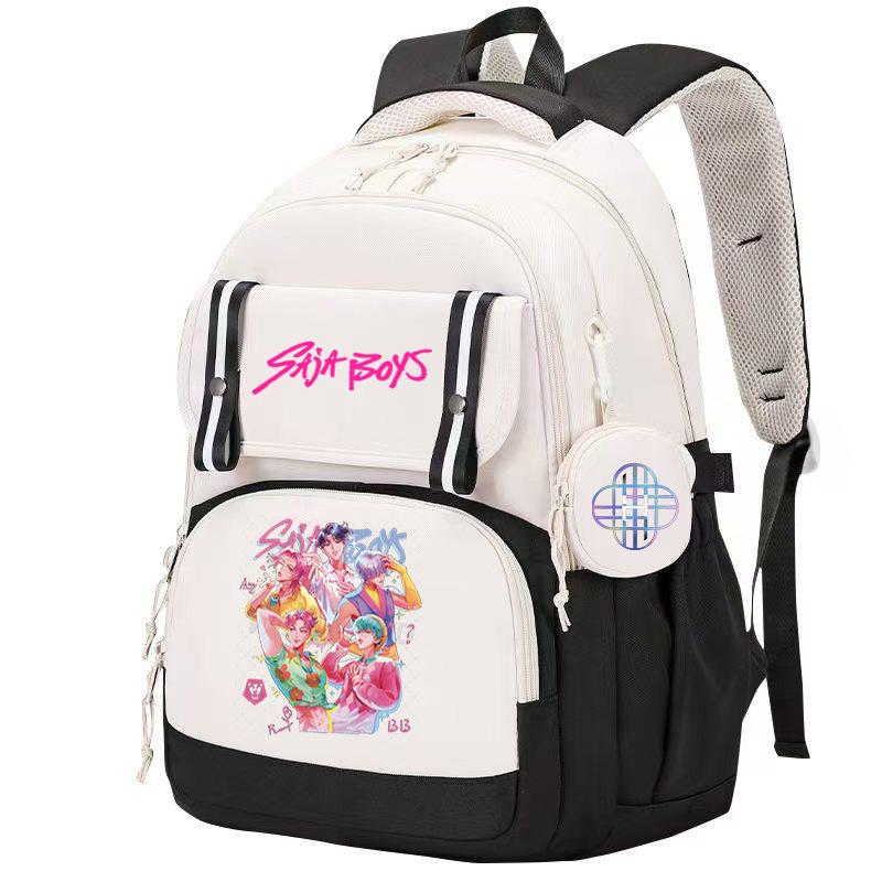 Animation Cartoon With Schoolbag College Style Trend Men And Women Versatile Primary And Secondary School Students Casual Backpack