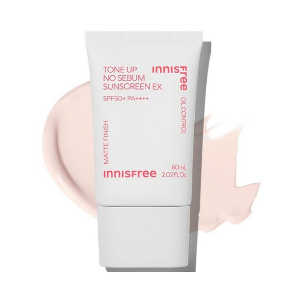 Innisfree Tone Up No Sebum Sunscreen EX SPF50+ PA++++ (60ml)