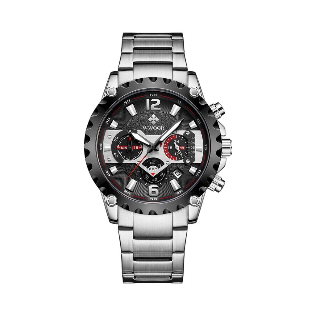 Мужские водонепроницаемые светящиеся наручные часы-будильник для бега