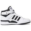 adidas Forum Mid White Black Black Кроссовки унисекс Cloud-White Core-Black FY7939
