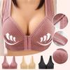 Front Closure Push Up Bra Women Wireless Brassiere Sexy Underwear Polka Dot Lingerie Female