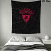 Custom Clermont Foot Wall Hanging Printed Fabric Blanket Decorative Tapestries for Bedroom Living Room Home Decor