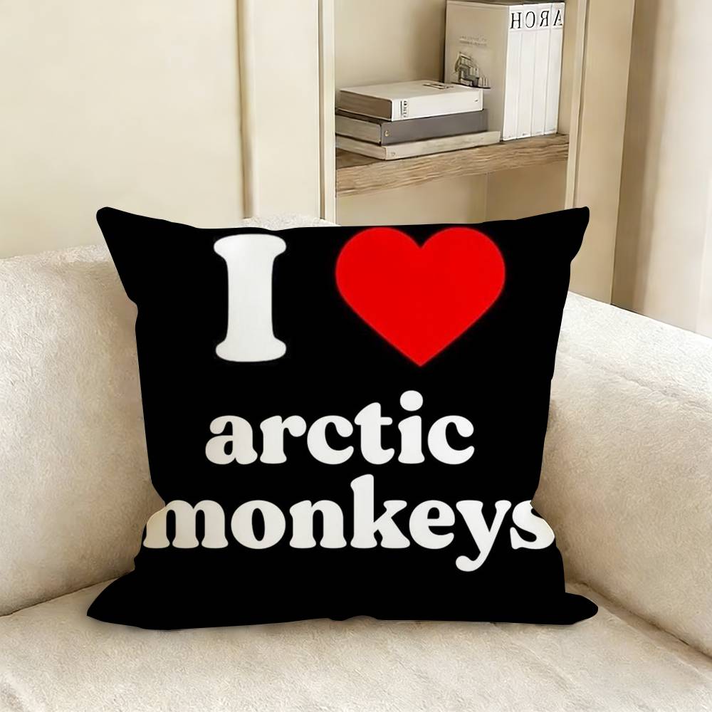 AArctic MMonkeys Band Pillow Cover Sofa Cushion Cover Home Room Decoration Children Gift