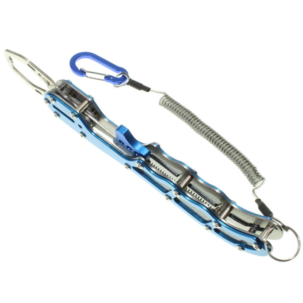 1091 Fish Carbon Fiber Fish Grip (Iregui) Grip, Pistol-Shaped (Blue)