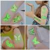 New Butterfly Luminous Tattoo Stickers Waterproof Party Gift Funny Face Stickers