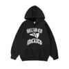 Hecho Ed Mexico Letter Printing Hoodies Womens Basics Sporty Hoody Fleece Warm Soft Sweatshirt Woman Sportswear