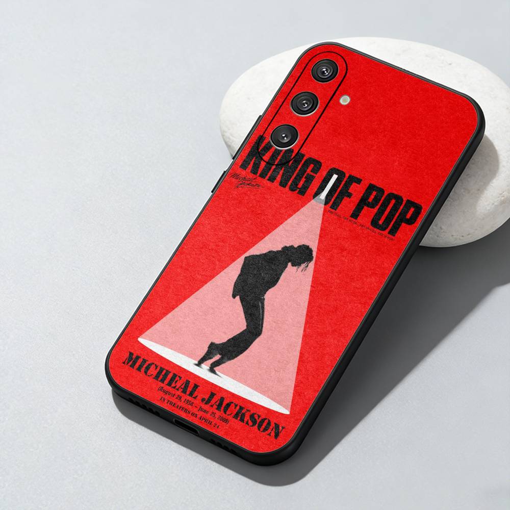 Чехол для телефона M-Michael J-Jackson Для Samsung Galaxy A73, A72, A71, A70, A52, A51 Другие Мягкий Черный Чехол