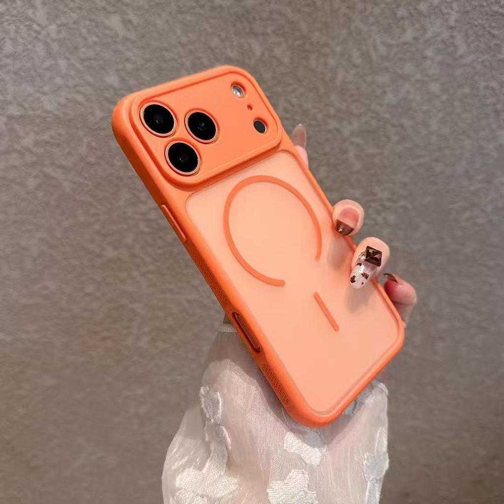 Matte Case for Magsafe Mag Safe iPhone 17 Air 16 Pro Max 15 Plus 14 13 12 11 17 Pro Frosted Translucent Shockproof Anti- Fingerprints Back Phone Cover