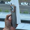 Роскошный матовый полупрозрачный чехол-штрихкод для 18 Pro Max Air 17 Pro 16 15 14 13 12 Беспроводная зарядка Ультратонкий Защитный чехол