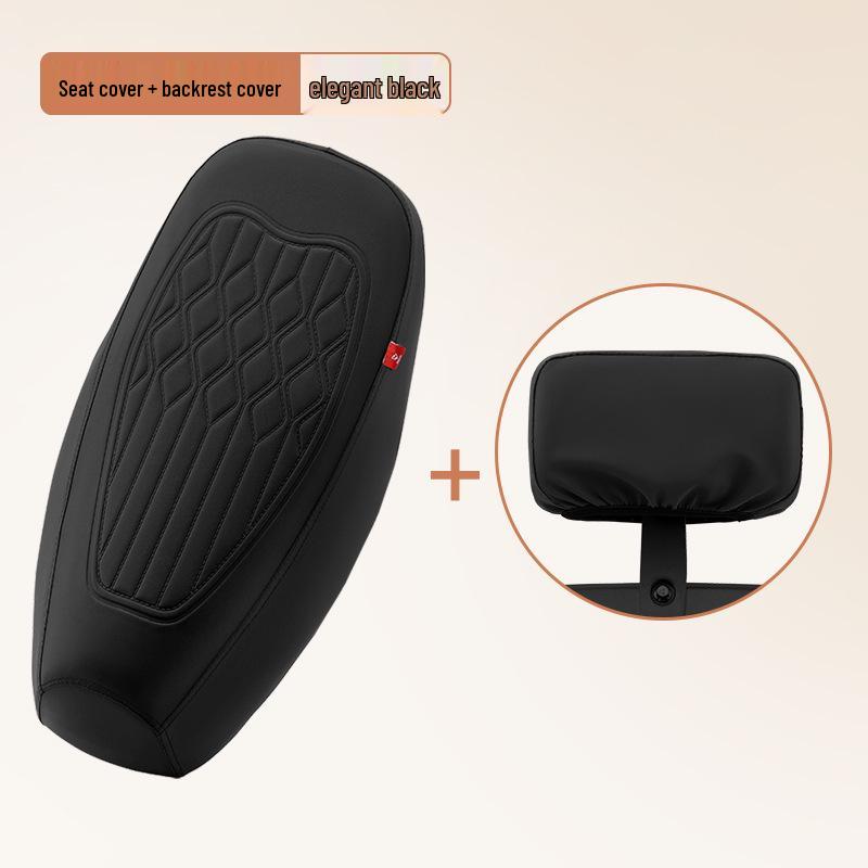 Universal Electric Vehicle Seat Cushion Cover: Leather, Thickened, Waterproof, Sunproof, Stylish