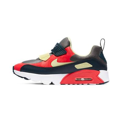 Air Max 90 Tiny Низкие Беговые Кроссовки Черно-Красные Детские Возраст 3-7 Лет 881927-023