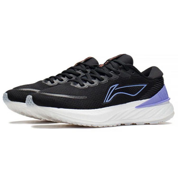 Li Ning YueYing 2.0 Поддерживающая амортизация Низкие беговые кроссовки Женские Черные ARHS022-3