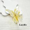 Заколка-краб для волос Luohe из ацетата в виде большой бабочки для женских причесок
