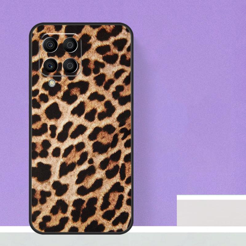 African Leopard Print For Samsung Galaxy M12 M32 M52 M14 M34 M54 M21 M51 M31 M30s M20 M15 M55 M13 M33 M53 Case