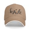 Bride Team Black Heart Casual Baseball Cap  Outdoor Sport Trucker Hat Spring Adjustable Baseball Caps