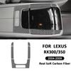 Накладки на панель рамы ящика для хранения центральной консоли автомобиля из углеродного волокна, декоративные наклейки для интерьера для LEXUS RX300 RX350 2004-2009