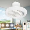 And Reverse 2025 Enhanced Smart Speaker Remote Control Ceiling Fan Nordic Fan with DC Quiet Ceiling Fits Tatami Hanging LED Adjustable Stepless Color