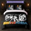 ABBA Print 3Pcs Duvet Cover Set 1 Duvet Cover and 2 Pillowcases Soft Bed Linen For Household Bedroom