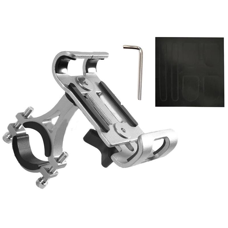 Держатель для мобильного телефона из алюминиевого сплава для горного велосипеда MTB, подставка для телефона, противоударный фиксированный кронштейн для навигации, аксессуары для велоспорта и мотоспорта