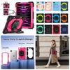 For Apple iPad Pro 11 (2021) 360° Rotating Grip Heavy Duty Protection Stand TPU+PC 3in1 Anti-knock Shockproof Tablets PC Case