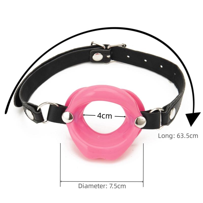 Lips Ring Open Mouth Gag Silicone Ball BDSM Bondage Slave Flirting Restraint Erotic Sex Toy for Couples Adult Games