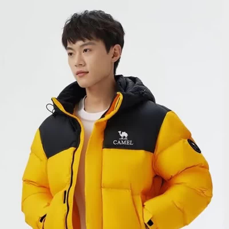 CAMEL Feather God Unisex Down Jacket