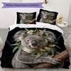 animal Pattern Bedding uilt Set uilt Cover Pillowcase Home Decoration Birthday Gift (1 * duvet cover + 2 * pillowcase without core)