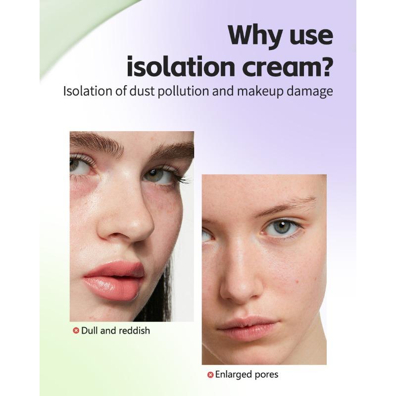 Clear and Isolated Plain Cream Two-in-One Makeup