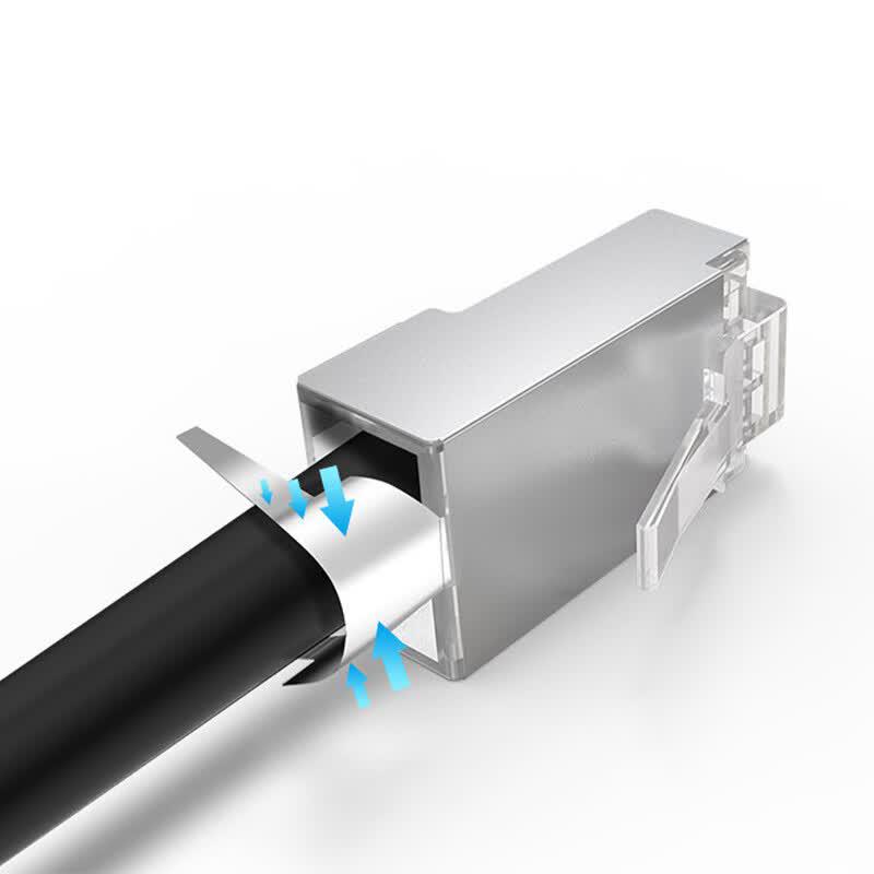 LiLian Cat7 Shielded Gold-Plated RJ45 Connector