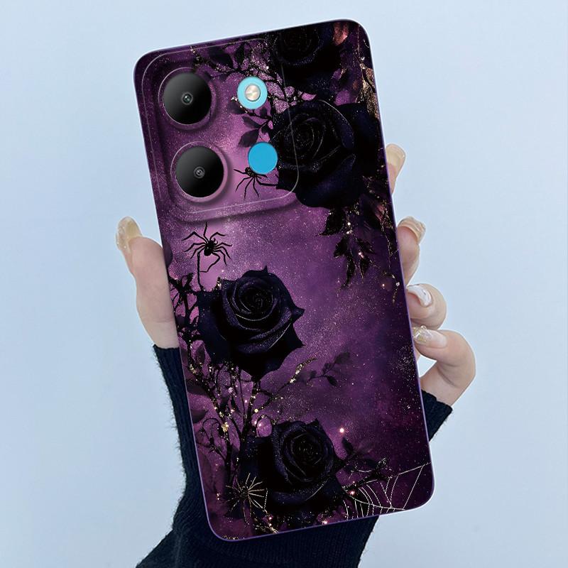 Чехол для телефона Infinix Smart 7 Plus X6517 Smart 7Plus Мягкий силикон Чехол Сладкий Милый Забавный Крутой Печать Защитная задняя крышка