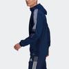 Adidas Футбольная куртка с капюшоном и цветными блоками по бокам. Мужская куртка Темно-синяя GP4962