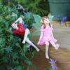 2 Pcs Flower Fairy Figurines Resin Miniature Fairy Decorations Planter Fairy