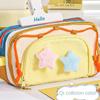 Desktop Storage Korean Pencil Case Large Capacity Ins Pencil Pouch Y2K Star Stationery Bag  School