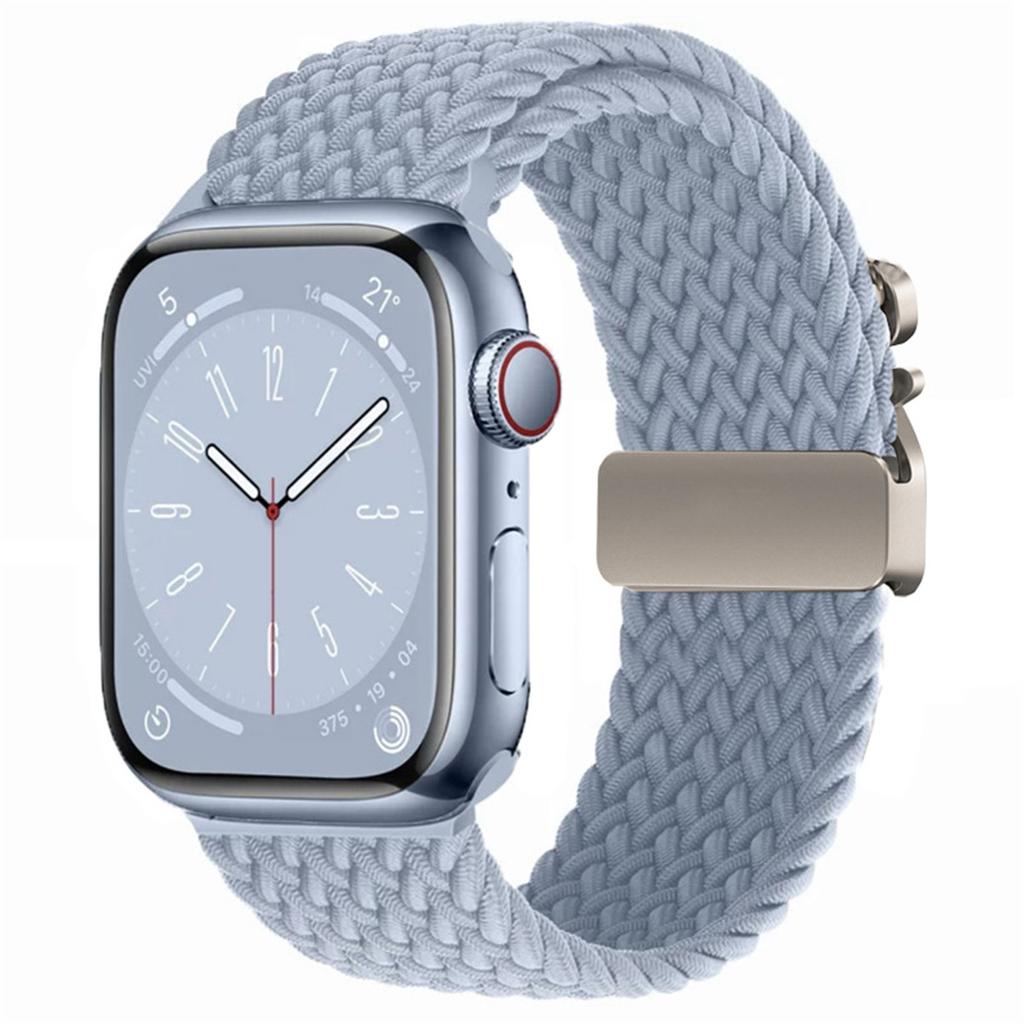 1Pcs Nylon Apple Watch Strap for Apple Watch S10 46mm 42mm Ultra 2 49mm 44 45 41 40 38mm Band for IWatch 10 9 6 5 SE 7 8 4 3 Smart Watch Accessories