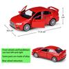 1/36 Scale Welly Mitsubishi Lancer Evolution X Alloy Car Model Diecasts Metal Toy Vehicles Car Model High Simulation Collection Childrens Gifts