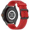 For Samsung Galaxy Watch FE 40mm/Watch7 44mm/40mm Silicone 20mm Multiple Holes Breathable Watch Strap