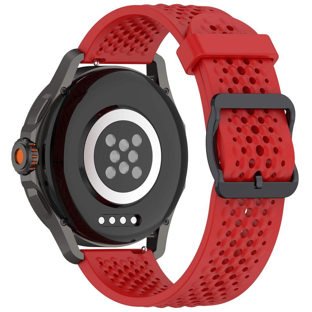 For Samsung Galaxy Watch FE 40mm/Watch7 44mm/40mm Silicone 20mm Multiple Holes Breathable Watch Strap