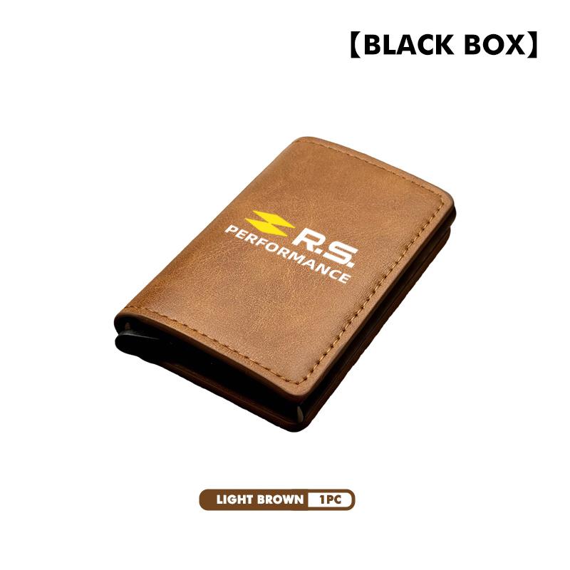 RFID Blocking Card Holder Case Anti-Theft Clutch Leather M Wallet For Renault Dacia Duster Megan Zoe Scenic Koleos Fluence Sandero