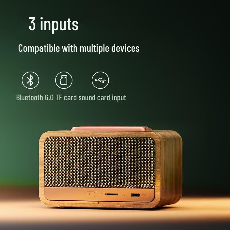 Edifier M130 Ретро Портативная Bluetooth Деревянная Колонка (Китайская версия)